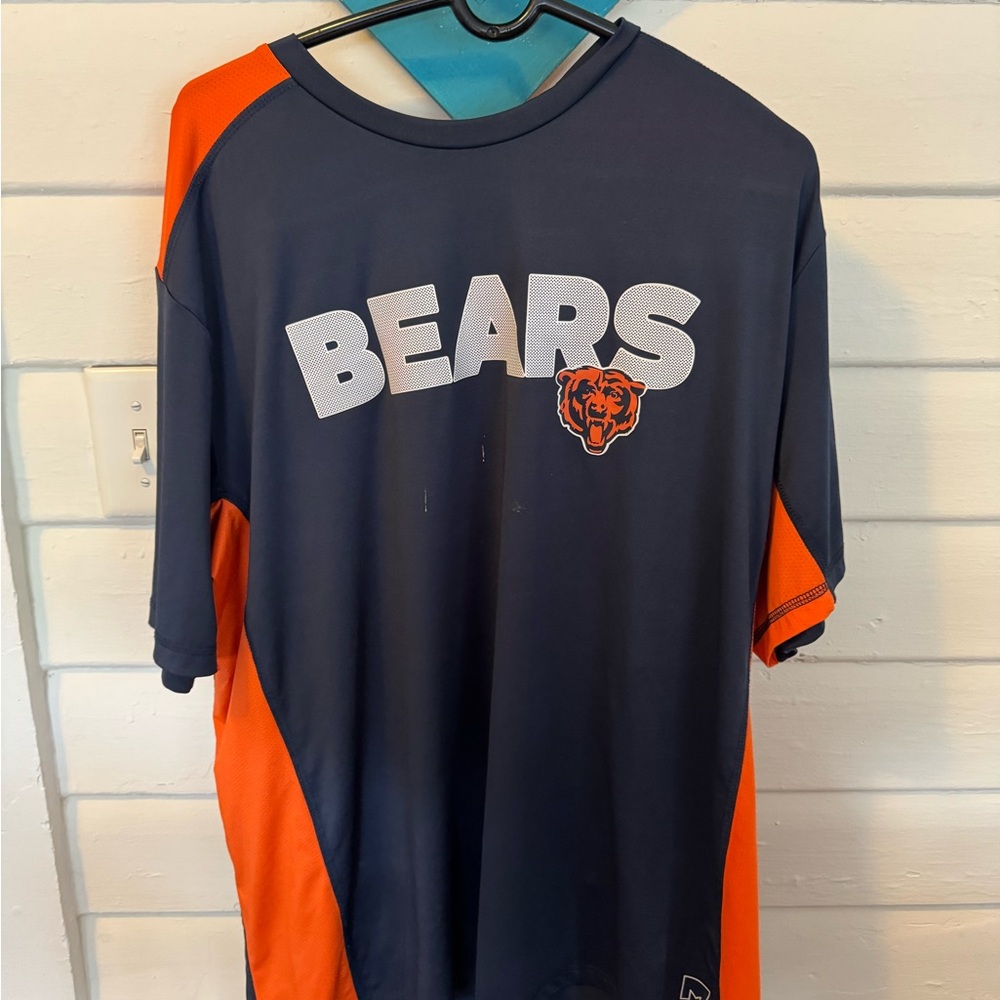 Bears Navy and Orange Men's Shirt